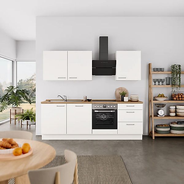 nobilia Küchenzeile ""Laser II", Ausrichtung wählbar, Breite 240 cm" vormon günstig online kaufen