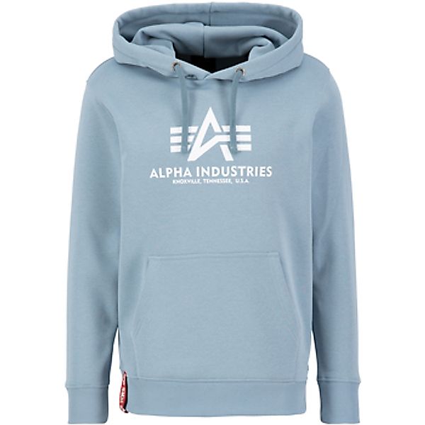 Alpha Industries  Sweatshirt Basic Hoodie - greyblue günstig online kaufen