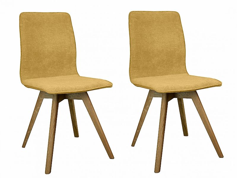 andas Esszimmerstuhl "Rania", (Set), 2 St., Microfaser, Massivholzgestell, günstig online kaufen