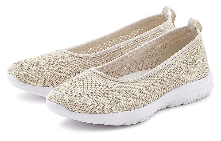 LASCANA Sneaker Ballerinas ultraleichter Slipper, Freizeitschuh günstig online kaufen