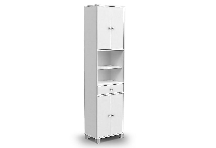 habeig Hochschrank Badschrank Mehrzweckschrank Regal Schrank 3143 günstig online kaufen