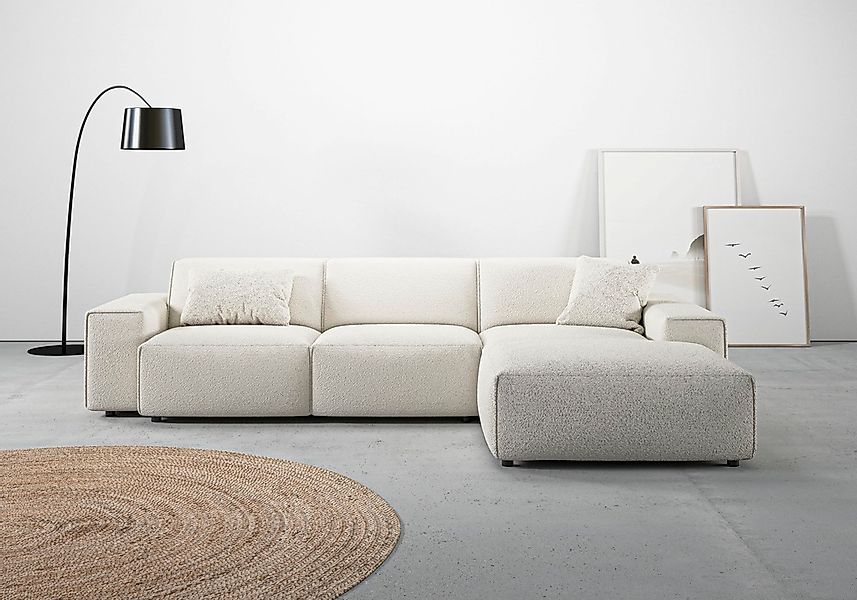 Home affaire Ecksofa "Glimminge auch in Breitcord, Feincord, Bouclé + Easy günstig online kaufen