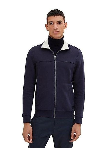 TOM TAILOR Sweatshirt Cutline Sweat Jacket (1-tlg) günstig online kaufen