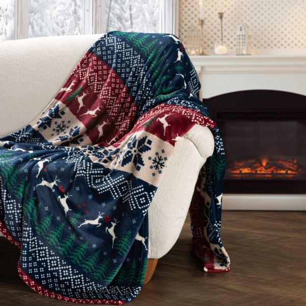 Wohndecke KAROMUSTER Winterdecke, Eurofirany, karierte Decke, günstig online kaufen