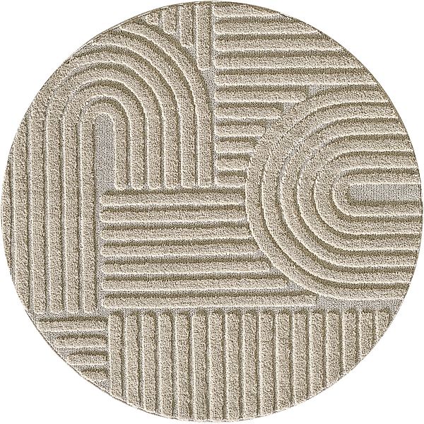 Ayyildiz Teppiche Teppich »ART 1121«, rund, 8 mm Höhe, auch als Teppich eck günstig online kaufen
