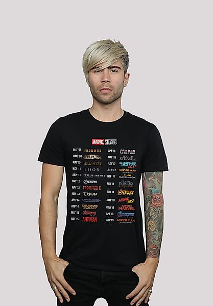 F4NT4STIC T-Shirt "Marvel Studios 10 Years Of Movies", Print günstig online kaufen