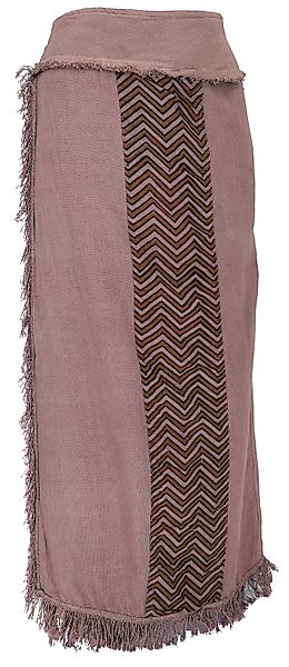 Guru-Shop Minirock Boho Wickelrock mit Tribaldruck günstig online kaufen