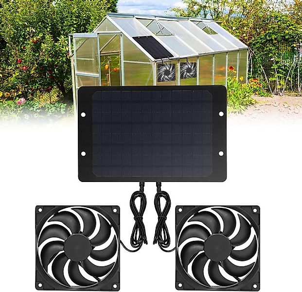 BlingBin Wandventilator Solar fan 12V 10W günstig online kaufen