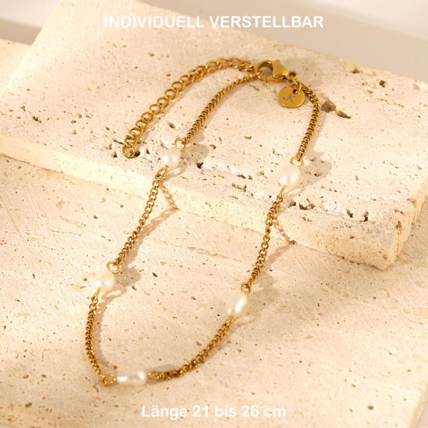 Kim Johanson Fußkette Perle (1-tlg), mit günstig online kaufen