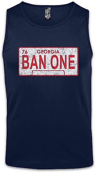 Urban Backwoods Tanktop Ban One Sign License Plate Ärmelloses T-Shirt Smoke günstig online kaufen