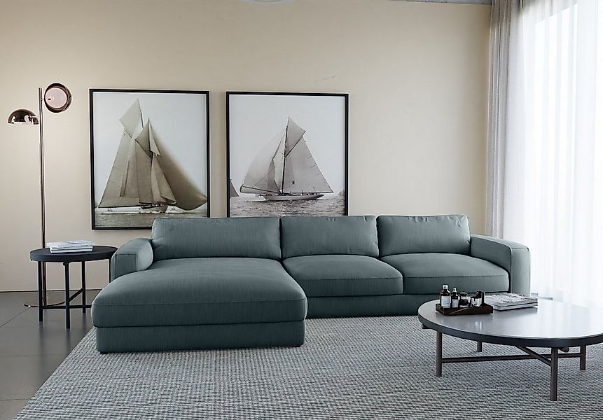 Places of Style Ecksofa Bloomfield, L-Form, extra tiefe Sitzfläche, wahlwei günstig online kaufen