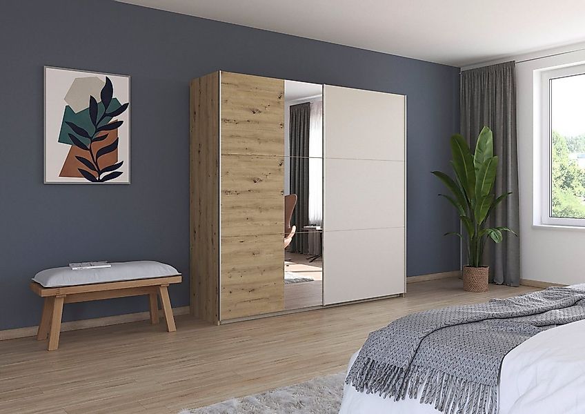 rauch Schlafzimmer-Set Monza, mit Schwebetürenschrank Breite 218 cm, Bettan günstig online kaufen