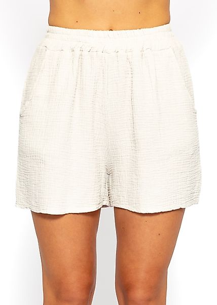 SASSYCLASSY Shorts High-Waist Musselin Shorts Damen günstig online kaufen