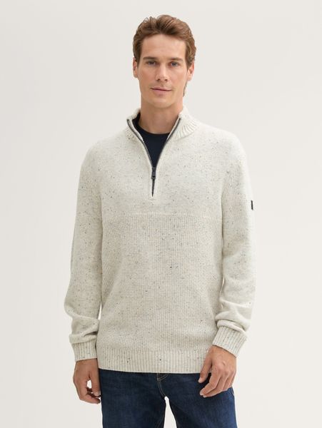 TOM TAILOR Strickpullover Troyer Pullover mit günstig online kaufen