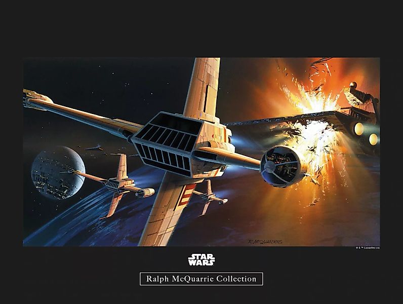 Komar Poster "Star Wars Classic RMQ Endor Orbit War", Star Wars, (1 St.) günstig online kaufen