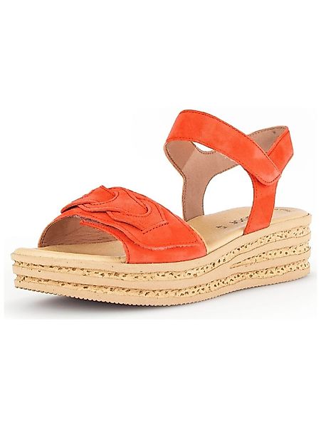 Gabor Sandalen Veloursleder Keilsandalette günstig online kaufen