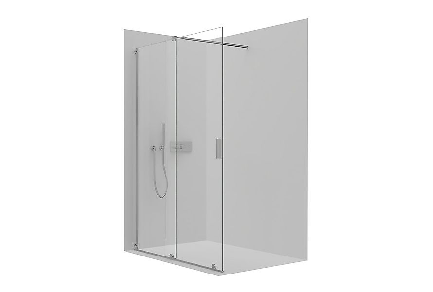 Bernstein Walk-in-Dusche NT101, Glasstärke: 8mm Echtglas / ESG-Sicherheitsg günstig online kaufen