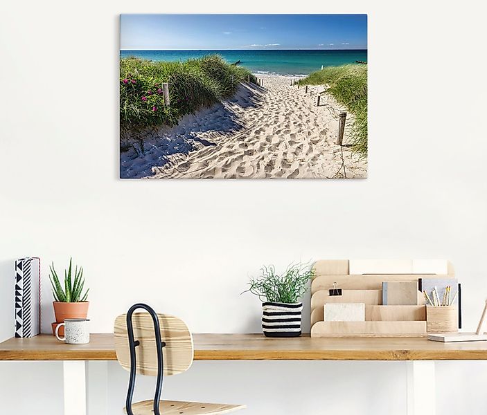 Artland Wandbild "Weg zum Strand an der Ostsee" Strandbilder 1 Stk. tlg. al günstig online kaufen