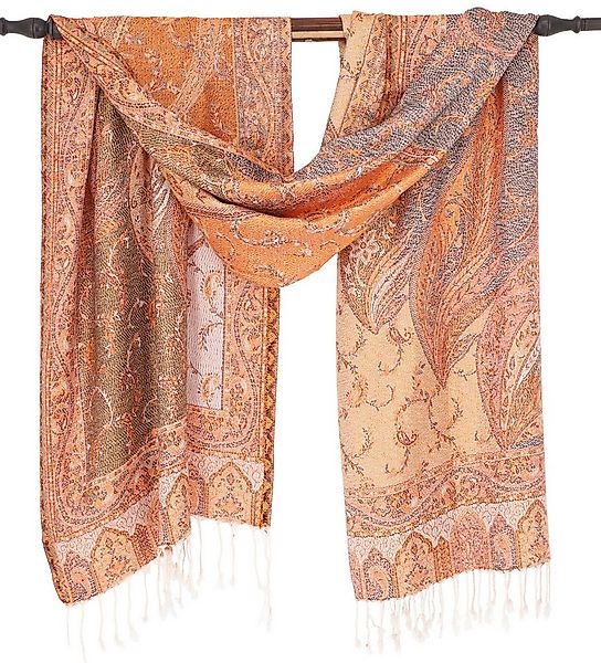 Guru-Shop Halstuch Indischer Schal, Stola mit Paisley Muster,.. günstig online kaufen