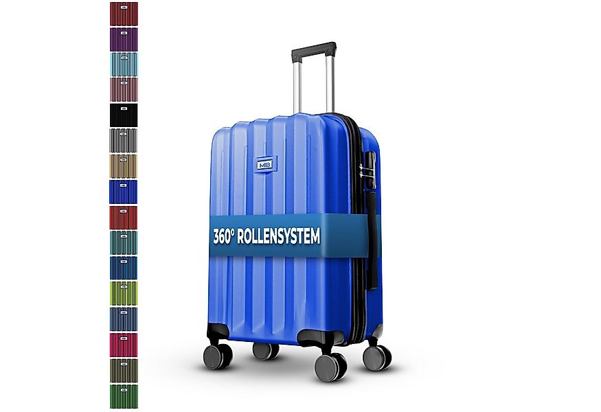 MTB Koffer Reisekoffer Rollkoffer Hartschalen Handgepäck ABS Dehnungsfuge, günstig online kaufen