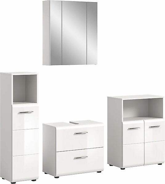 INOSIGN Badmöbel-Set "FLORENZ, TOPSELLER, 4-teilige Badkombination, hochwer günstig online kaufen