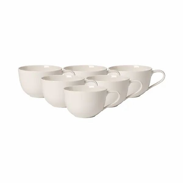 Villeroy & Boch Tasse »Frühstückstassen For Me 300 ml 6er Set weiß« günstig online kaufen