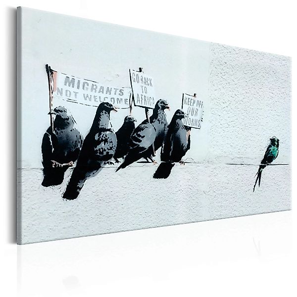 Wandbild - Protesting Birds by Banksy günstig online kaufen