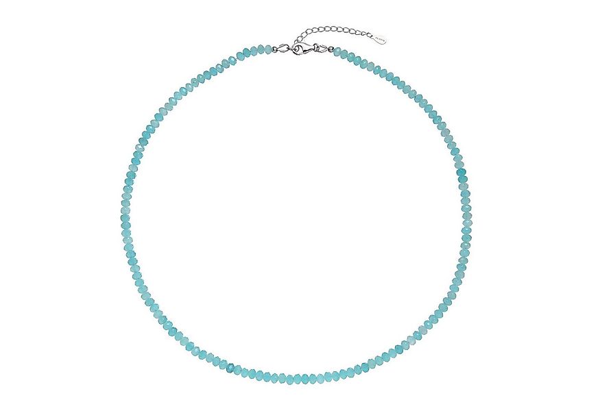 Cavill Silberkette Amazonit Perlenkette 46,5 ct, 925 Silber, verstellbar, t günstig online kaufen