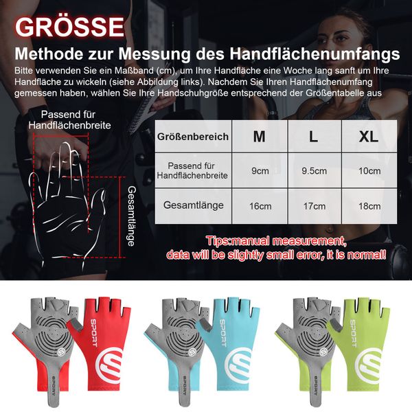 BTTO Hsch. Fahrradhandschuhe Halbfinger Handschuhe Rutschfest günstig online kaufen