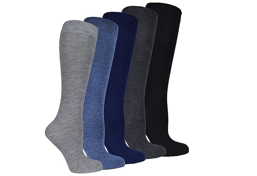 Socked Kniestrümpfe Herren (6 Paar) Baumwolle, lange Socken, guter Halt, Un günstig online kaufen
