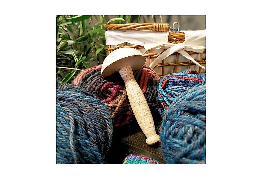 Gravidus Dekofigur Stopfpilz Buche Holz L125xD65 mm günstig online kaufen