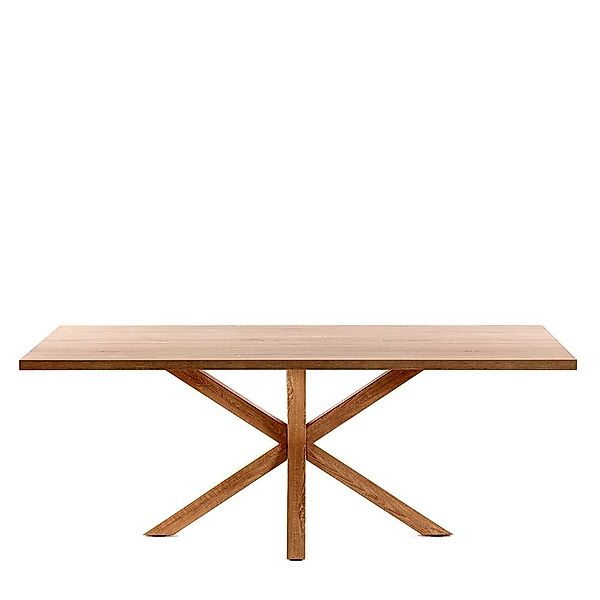 Tisch Esszimmer melaminbeschichtet Metall Spider Gestell günstig online kaufen
