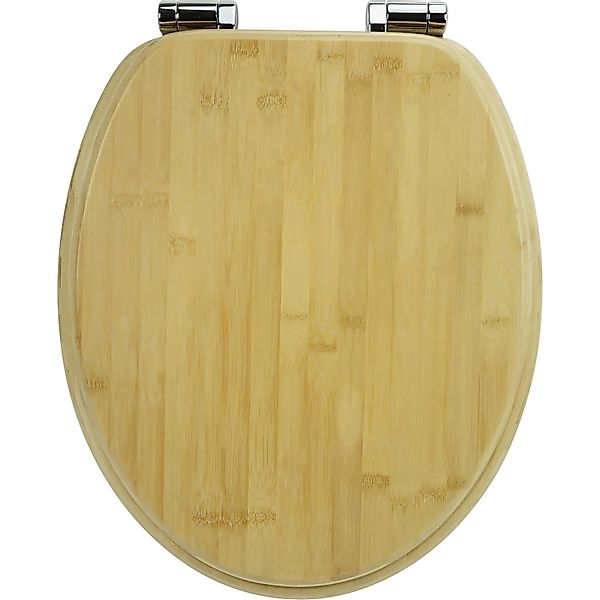 Sanfino WC-Sitz „Brown“ - hochwertige Toilettendeckel aus Bambus, edle Holz günstig online kaufen