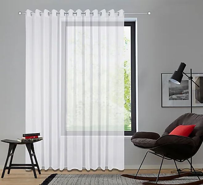 my home Gardine »Dolly« Ösen 1 Stk. tlg. gewebt, Polyester günstig online kaufen