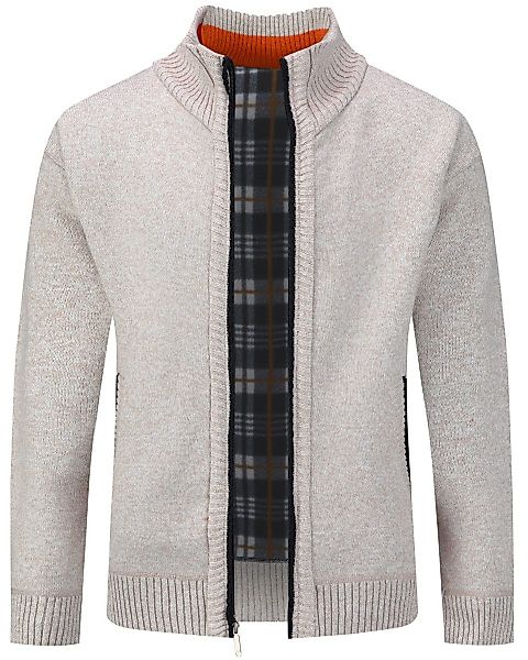 Allthemen Cardigan gefütterte Strickjacke Grobstrick Pullover günstig online kaufen