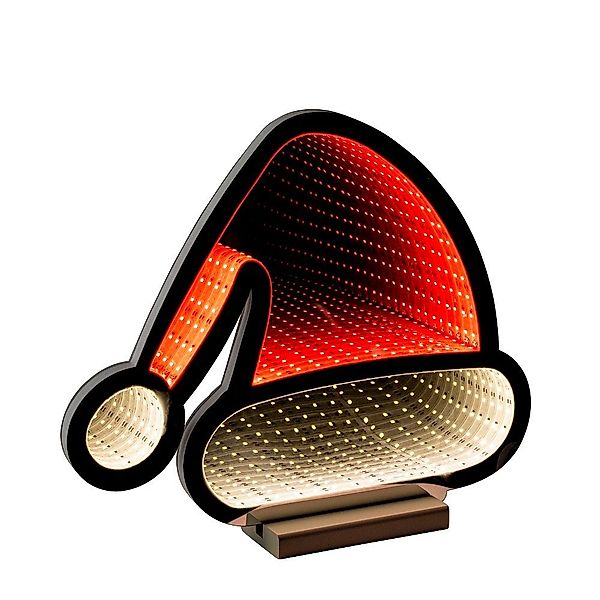 Star-Max LED Fensterbild LED-Weihnachtsmütze mit Infinity günstig online kaufen