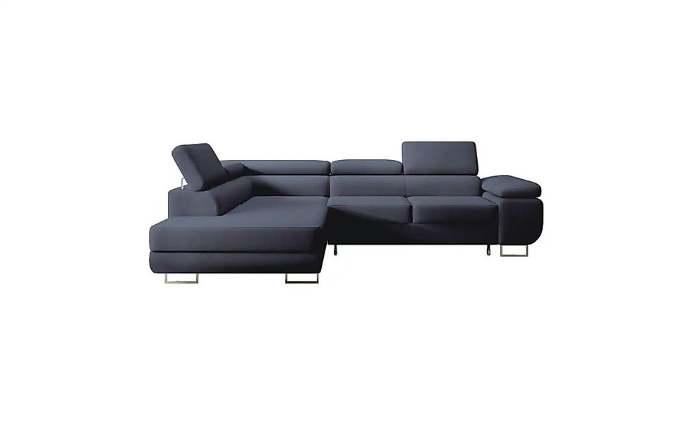 Ecksofa mit Schlaffunktion Stevil ¦ blau ¦ Maße (cm): B: 275 H: 90 Polsterm günstig online kaufen
