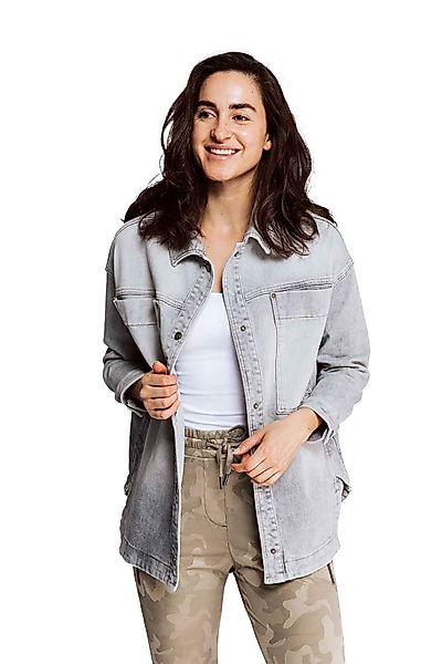Zhrill Winterjacke SUJI GREY Jeansjacke (0-St) günstig online kaufen