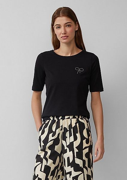 s.Oliver Culotte Hose Strukturierte Culotte mit Elastikbund und Eingrifftas günstig online kaufen