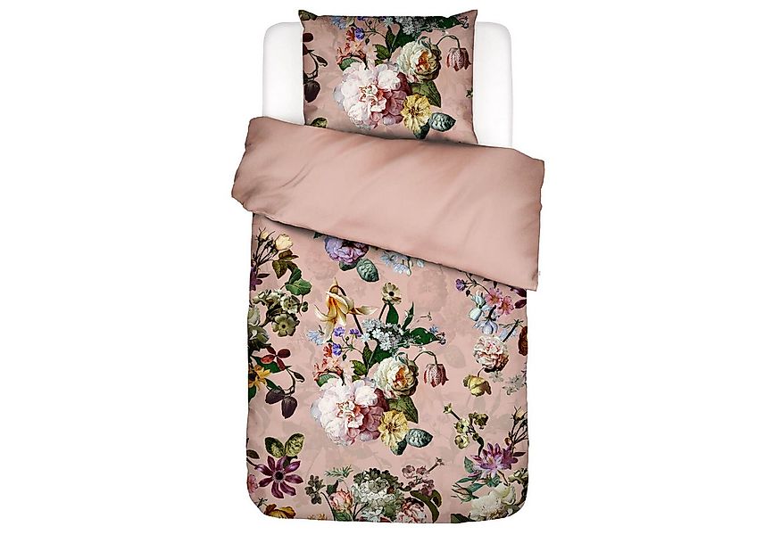 Essenza Bettwäsche Fleur Evening rose Satin, Satin, 2 teilig, Lilien, Dahli günstig online kaufen