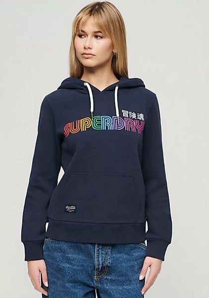 Superdry Kapuzensweatshirt RAINBOW LOGO GRAPHIC HOODIE günstig online kaufen