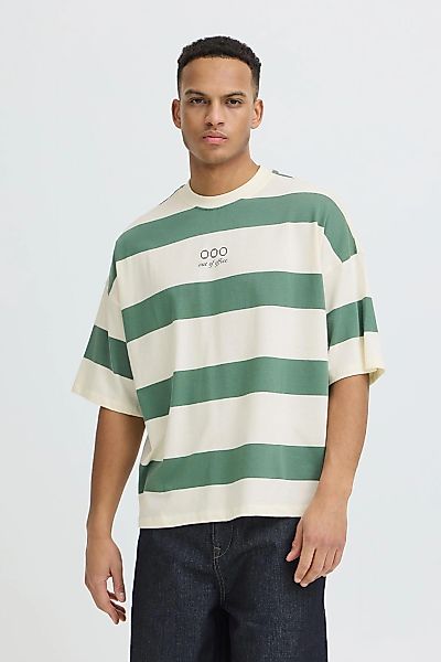 Blend Rundhalsshirt "BHKaveh" Weites T-Shirt mit breiten Streifen günstig online kaufen