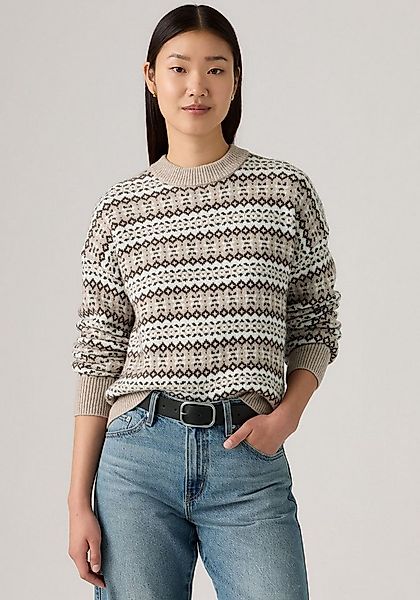 Levi's® Rundhalspullover INES SWEATER NEUT Materialmix mit wärmendem Wollan günstig online kaufen
