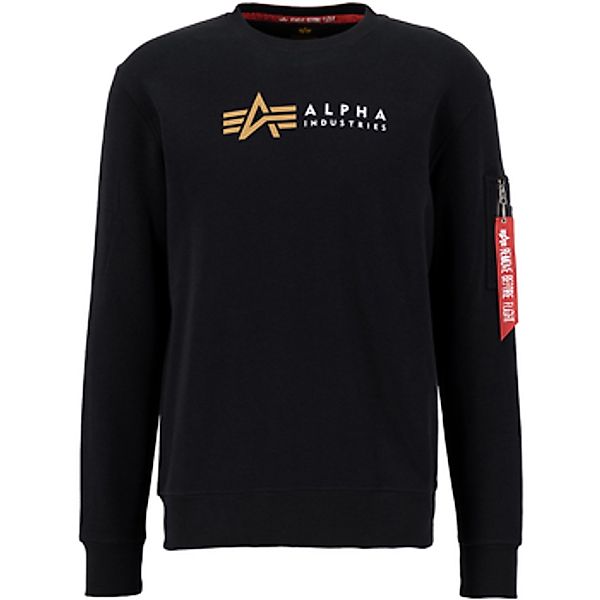 Alpha Industries  Sweatshirt Alpha Label Sweater - black günstig online kaufen