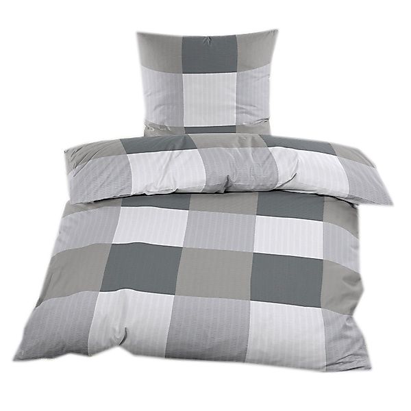 Casa Colori Bettwäsche Seersucker 135x200 Reißverschluss günstig online kaufen