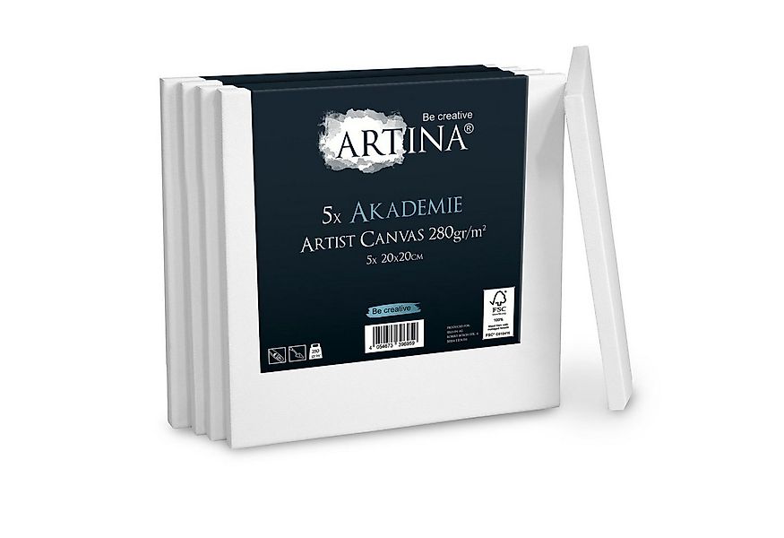 Artina Leinwand Akademie, Keilrahmen 5er Set günstig online kaufen