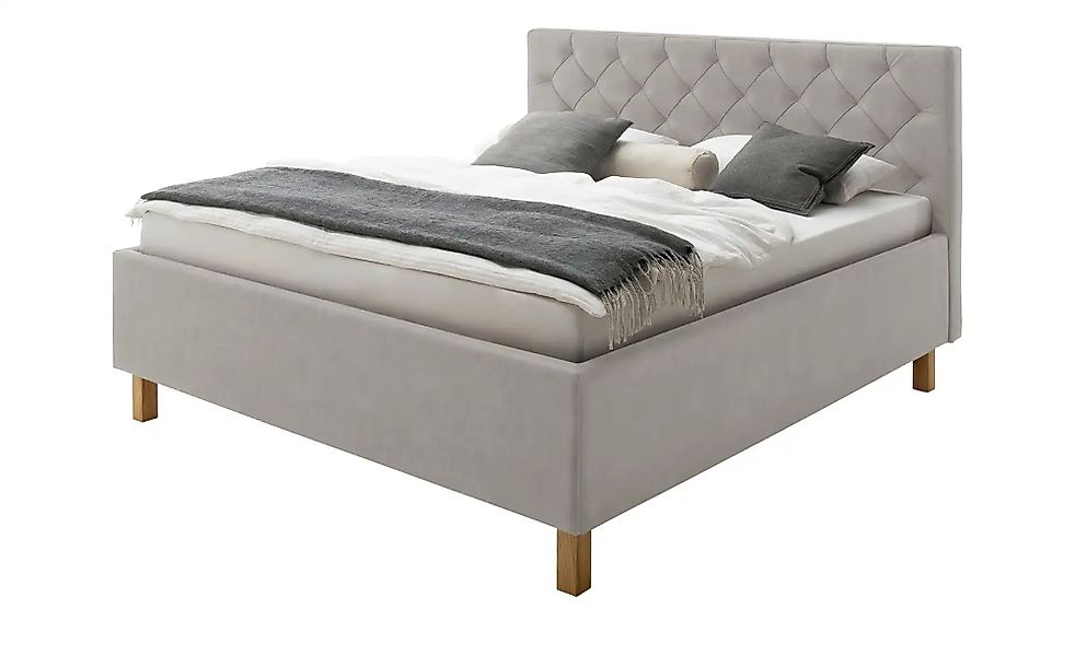Polsterbettgestell mit Bettkasten San Remo ¦ grau ¦ Maße (cm): B: 190 H: 12 günstig online kaufen