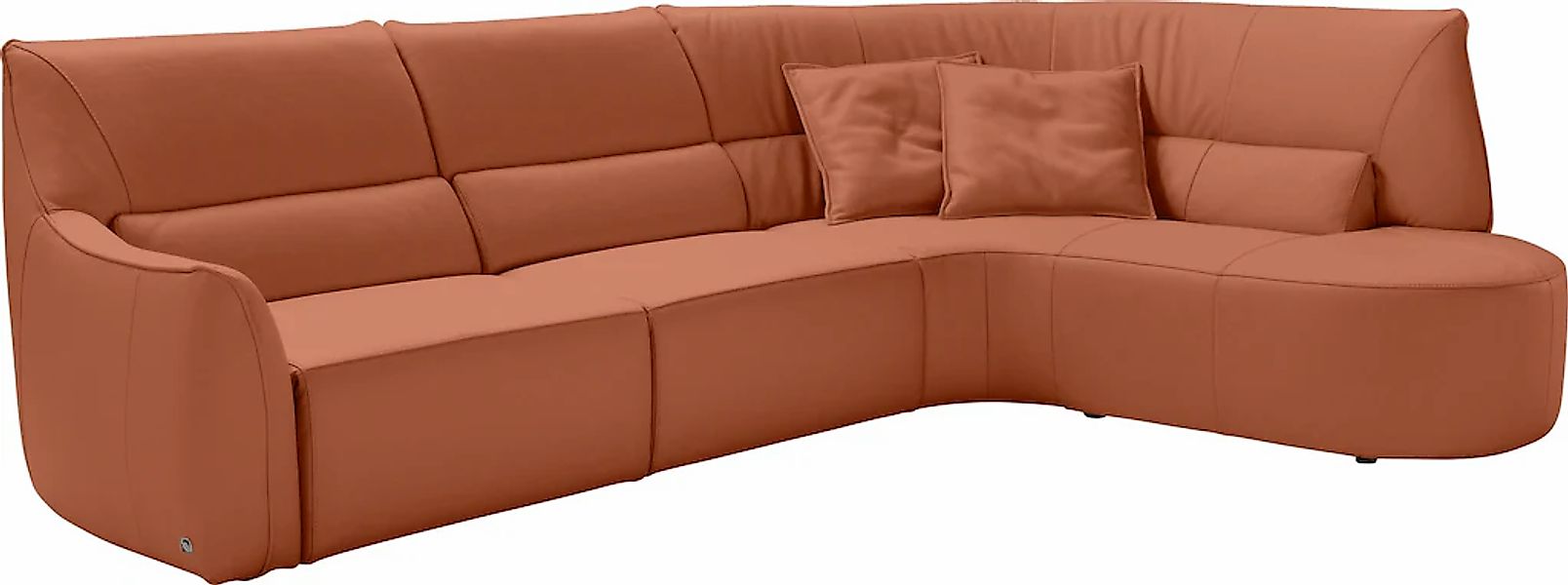 Egoitaliano Ecksofa "Puffy, extravagant & edel, Retro Designsofa, hoher Sit günstig online kaufen