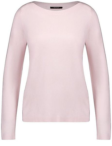 Taifun Strickpullover – Figurbetontes Shirt mit U-Boot-Ausschnitt günstig online kaufen