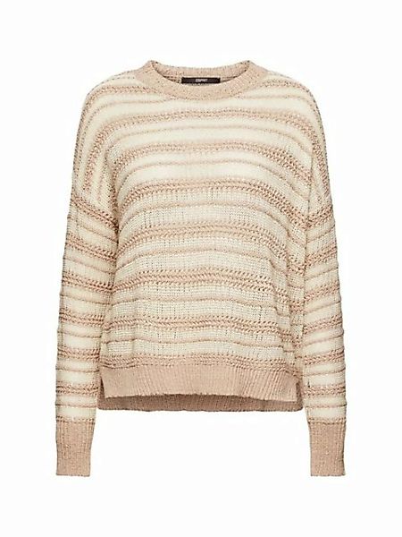 Esprit Collection Rundhalspullover Pullover aus Garnmix mit Glitzereffekt günstig online kaufen